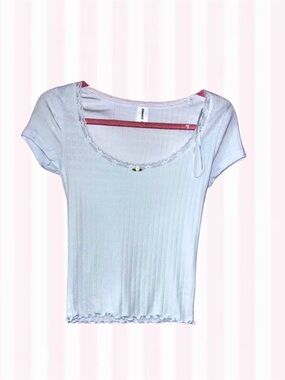 Abound White Clothing Care and Size Label